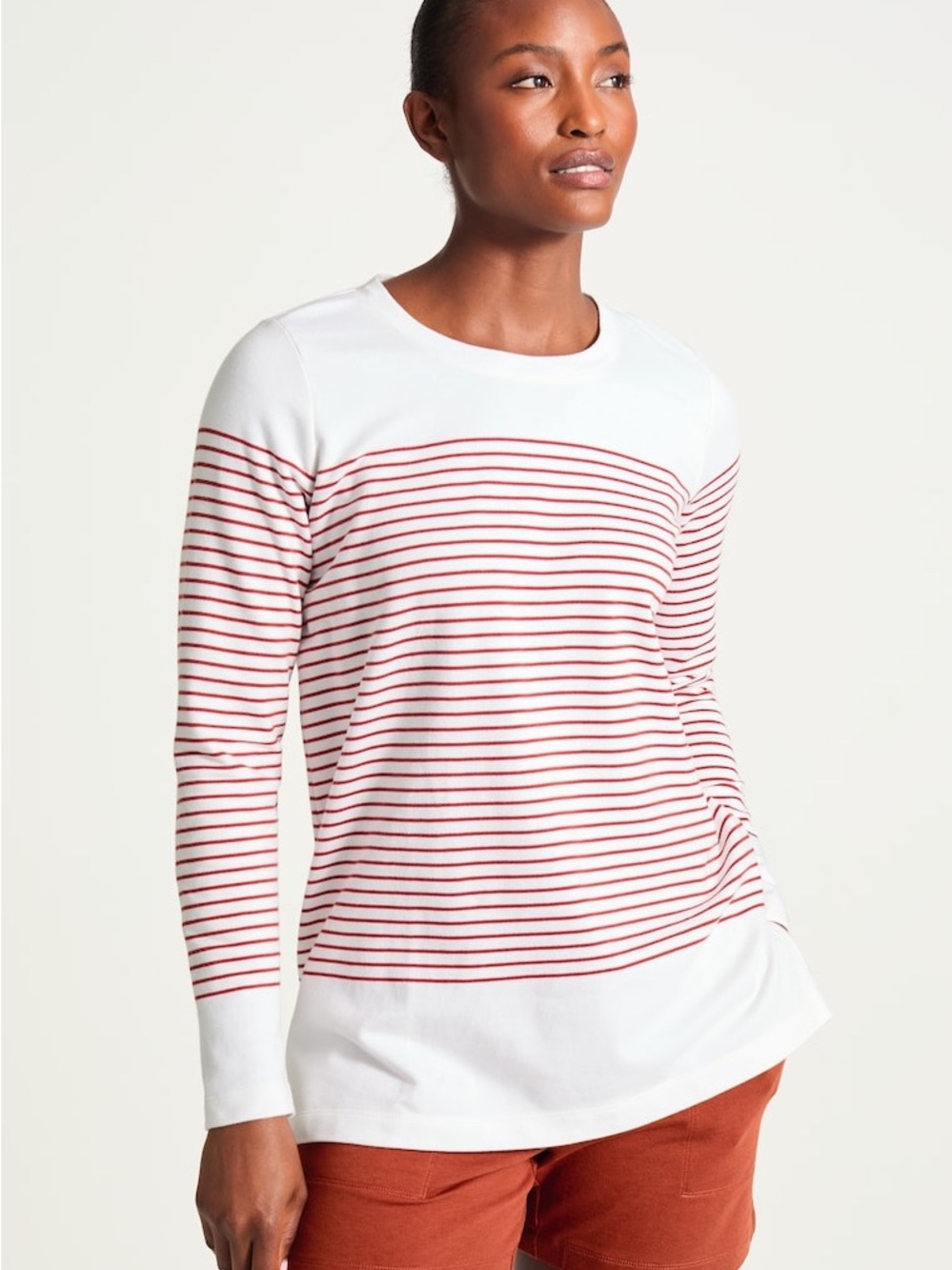 Fit French Terry Striped Tunic